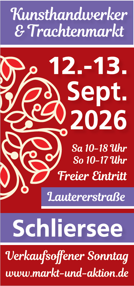 Kunsthandwerker- & Trachtenmarkt in 83727 Schliersee